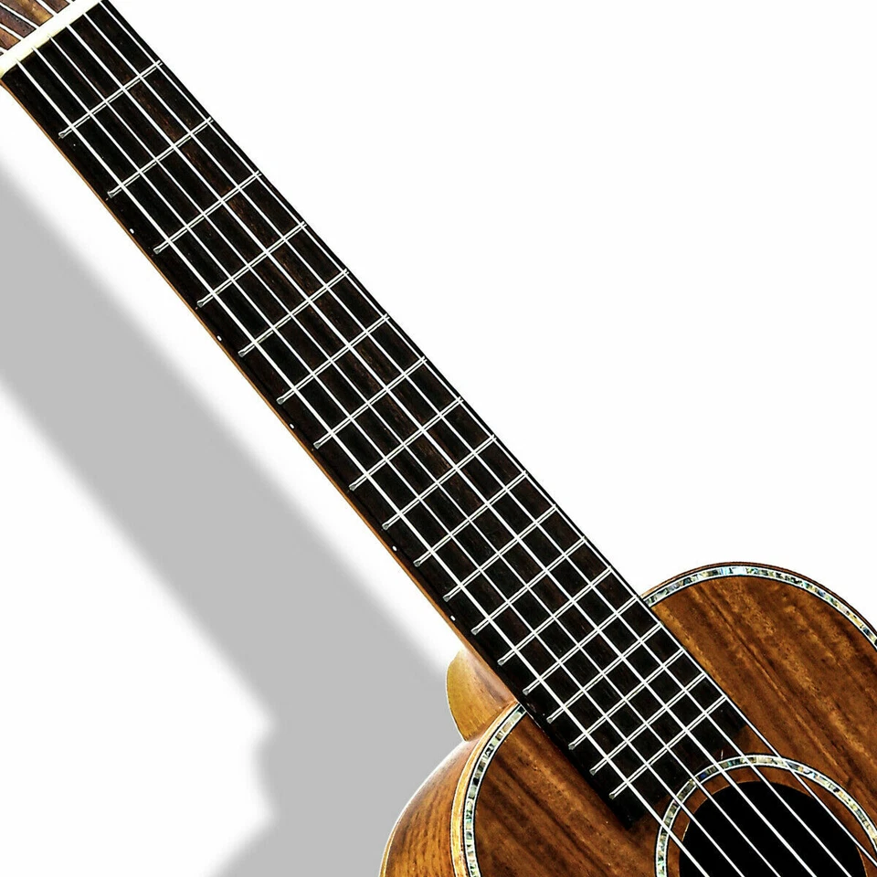 28" Concert Mini Acoustic Guitalele with EQ Handcraft Acacia Wood W/sponge bag - Image 4 of 4