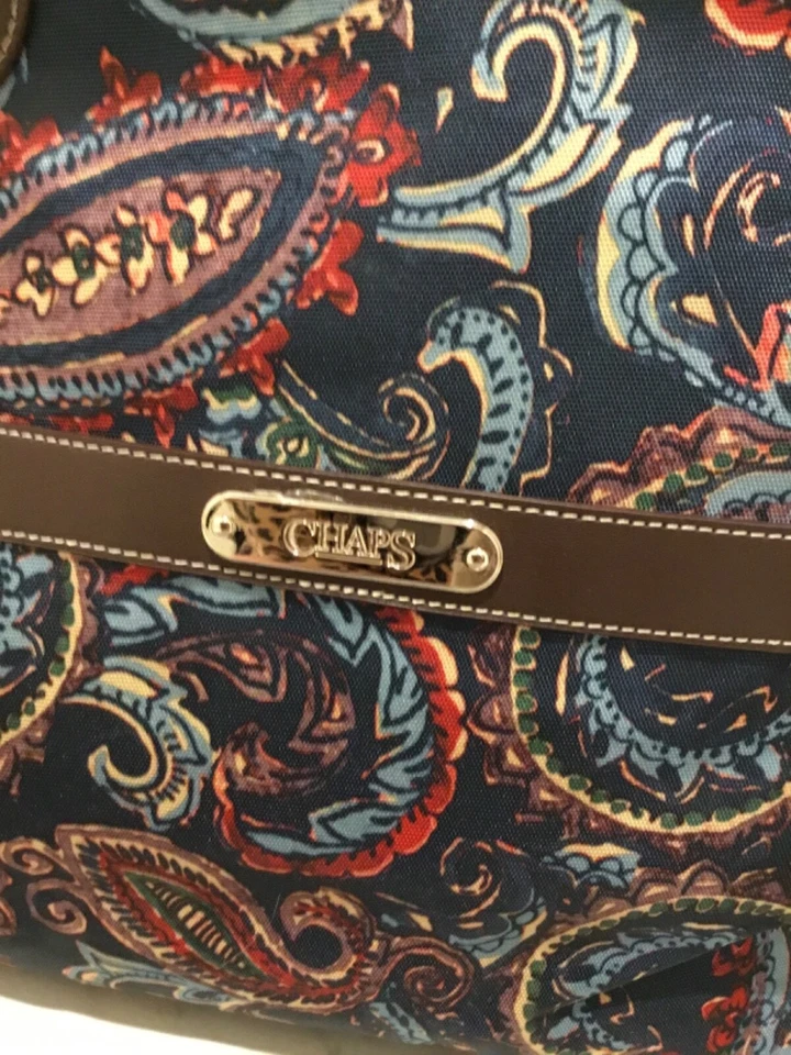 Bolso de viaje de mano Chaps Ralph Lauren Richmond Park Mountain Paisley $139,99 RT Foto 2 de 4
