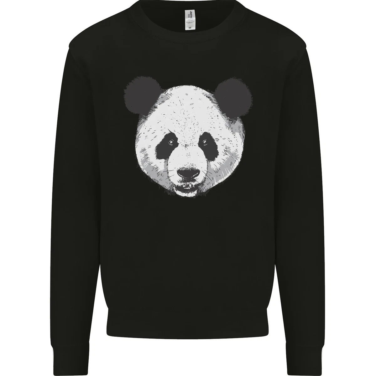 A Panda Bear Face Mens Sweatshirt Jumper