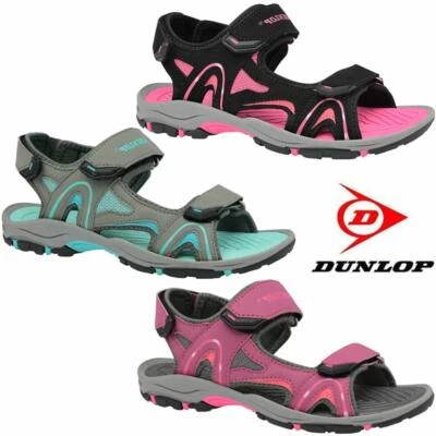 Ladies Womens Summer Sandals Dunlop Sports Hiking Walking Trekking Beach Shoes
