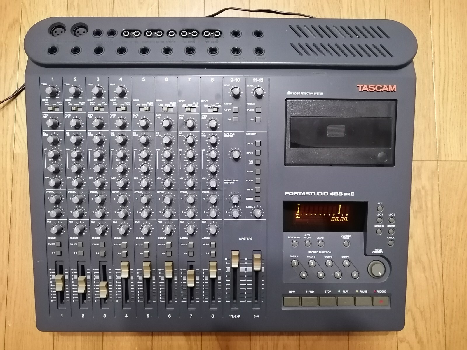 カセットテープMTRを使ってレコーディングしようとしたら壊れていた
