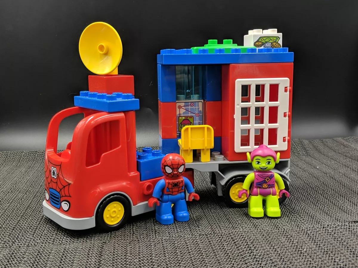 Lego Duplo Marvel Spiderman Spider Truck Adventure 10608 Green Goblin  Incomplete