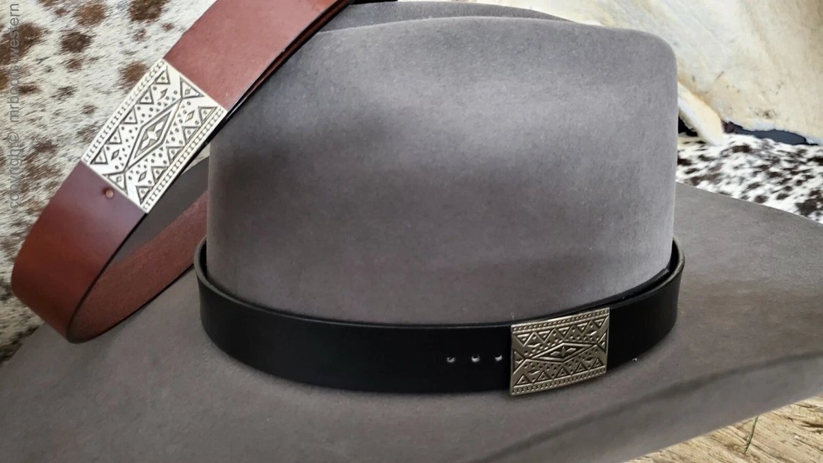 Leather hat bands cheap for cowboy hats