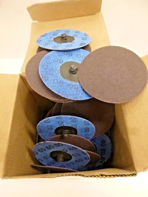 NEW!! NORTON QUICK CHANGE DISC ALO, 3'', 60 G, TR, PK 50, 66261121033