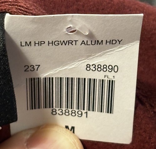 Harry Potter Movie Hogwarts Alumni Pullover Hoodie Sweatshirt Men’s Medium NWT - Picture 7 of 8