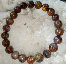 Pietersite Natural Stone Bracelet Round 8mm Beads Fits To All