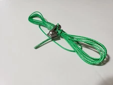 Nama claw +  dyneema leader. Ultra light ground ties/pack hanger/guy line