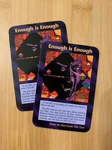 ILLUMINATI CARDS “New World Order” 1x Enough is Enough Donald Trump MINT