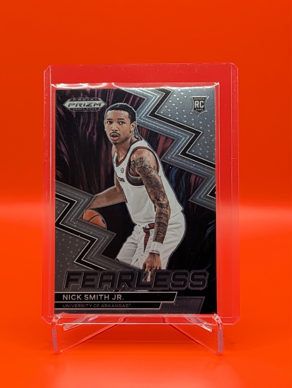2023-24 Panini Prizm Draft Picks Fearless Nick Smith Jr. #4 RC
