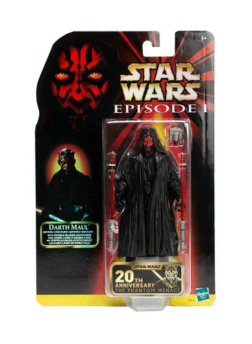 STAR WARS THE BLACK SERIES DARTH MAUL 20th ANI. EPISODE 1 / CELEBRATION EXC 6"