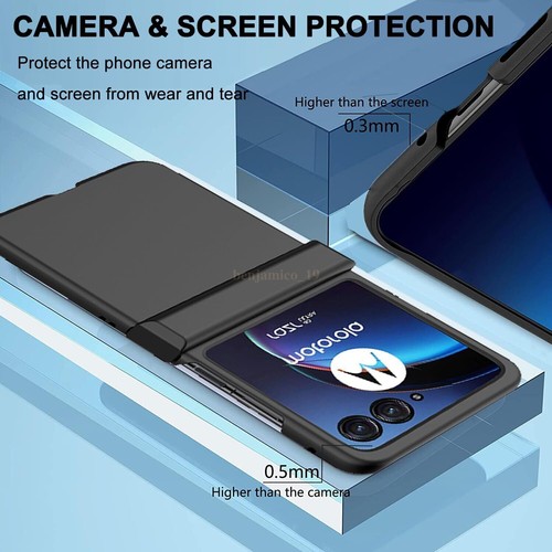 SALE HOT - for Motorola Razr+ Plus (2024) (2023) 3in1 Slim Matte Hard Case Cover - Picture 6 of 28