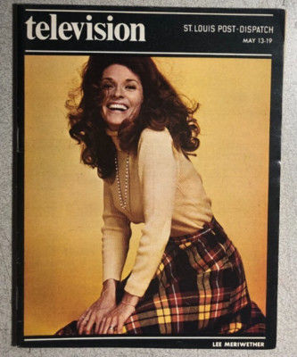 TV MAGAZINE St. Louis (MO) Post-Dispatch May 13, 1973 Lee Meriwether cover