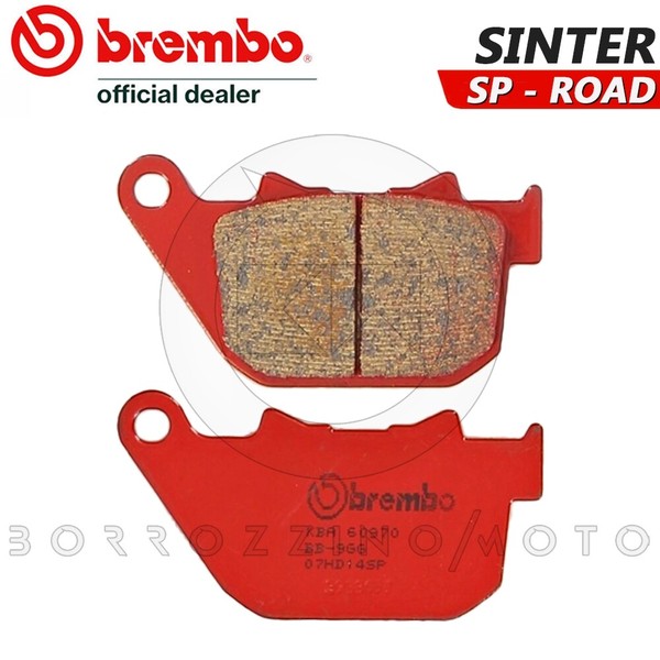 BremsbelÄGe Hinten Brembo Harley Davidson XL 883 C Sportster Custom 2006-image