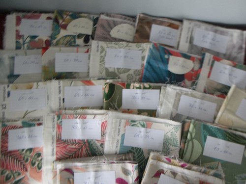 Bundle/Job Lot 21 x Floral/Leaf Fabric Remnants - Prestigious Textiles - Picture 23 of 23