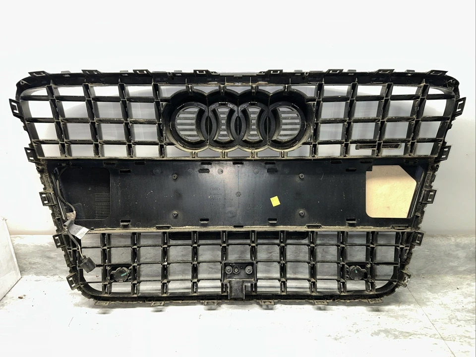 2012 - 2015 AUDI Q7 grade dianteira BUMPER 4L0 853 651 H 2 sensores frontais + câmera - Imagem 4 de 4