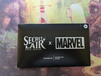 MTG Marvel Secret Lair - Deadpool ⭐Rainbow Foil⭐ - Sealed | eBay UK