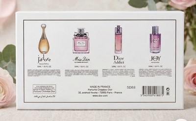 香水３点セット Dior，White Gingar，Kpachar Mokba Christian Dior Les Parfums Gift Set - 4 x 30ml EDP & Toilette - 4