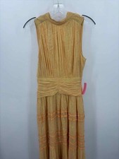 Pre-Owned BHLDN Yellow Size 6 Maxi Sleeveless Dress