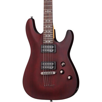 Schecter Guitar Research OMEN-6 Electric Guitar Satin Walnut