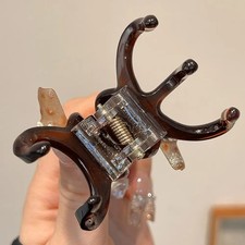 FRENCH ACETATE HAIR CLAW CLIP   ELEGANT RETRO CRAB SHARK CLIP FOR WOMEN  GIRLS