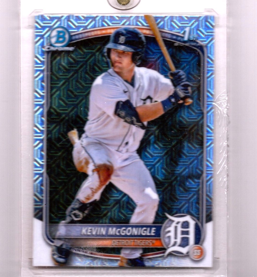 2025 1st Bowman Chrome KEVIN MCGONIGLE Tigers Aqua Xfractor /125