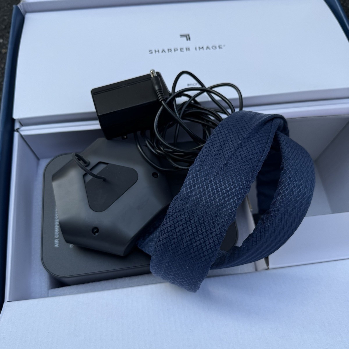 Sharper Image Air Compression Boots Flex Leg Recovery System 