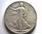 1938 WALKING LIBERTY HALF DOLLAR VERY FINE+ VF+ NICE ORIGINAL COIN BOBS COINS
