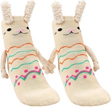 Holding Hands Socks,Novelty Funny Magnetic Socks Funny Gifts for Parents,...