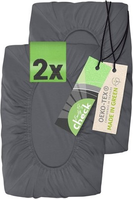 Emily´s Check 2er Pack Spannbezug für Nackenkissen Gesundheitskissen 1596.2323, 