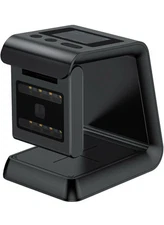 Alacrity 2D QR Wireless Hands-Free Omnidirectional Desktop Barcode Scanner, w...