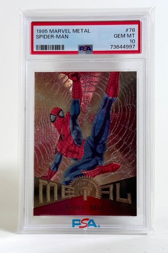 SPIDER-MAN #78 | 1995 MARVEL METAL  | PSA GRADED 10 GEM MINT