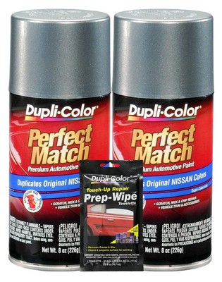 Precision Gray Exact-Match Automotive Paint-8 oz, Bundles Prep Wipe (3 Items)