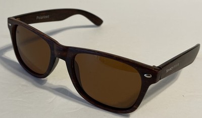 Shady Rays C-5080 Classic Deep Timber Frame Polarized  Lens Sunglasses 54mm