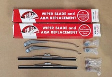 Vintage Trico Vw-100 Wiper Blades Wiper Arm 1-9 2 Blades Vw Beetle Nos 1960s Vintage Trico Vw-100 Wiper Blades Wiper Arm 1-9 2 Blades Vw Beetle Nos 1960s