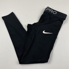 Nike Pro Compression Leggings Men  s M Dri Fit Base Layer Black Stretch Tight Fit