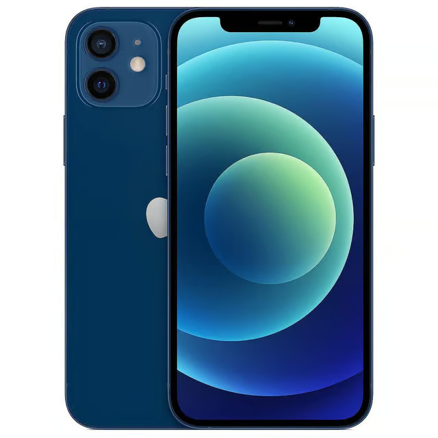 APPLE iPhone 12 128 Go Bleu Reconditionné en parfait état - Batterie neuve