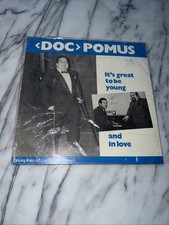 Doc Pomus It&rsquo;s Great to be Young and in Love Vinyl Record Lp Import *New Sealed