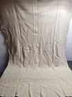 Vintage Tan WW2 US Navy Wool Blanket
