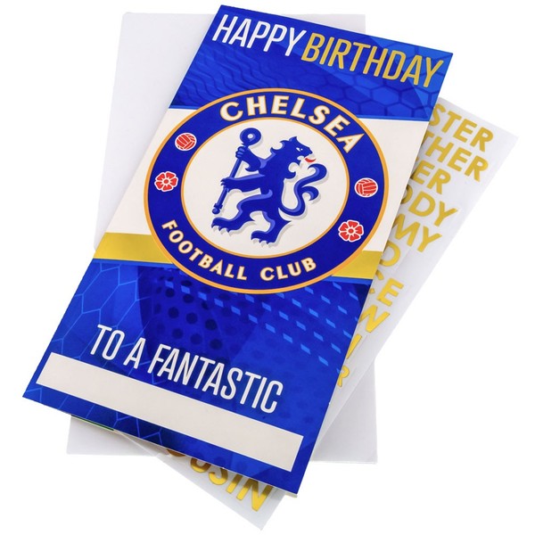 Chelsea Fc - Personalised Birthday Card - Cards Gift Wrap - F300Z-image
