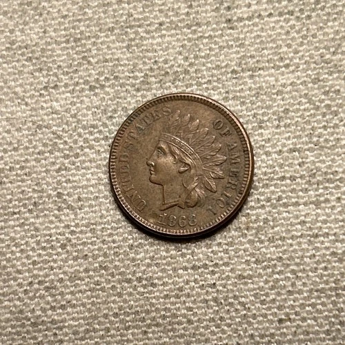 1868 Indian Head Cent XF, Better Date & Grade Penny 1C coin