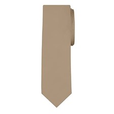 Solid Color Men's Regular Tie Tan