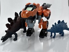 Vtech Switch and Go Dinos Orange Robot T-Rex Action Figure Works