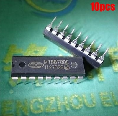 10Pcs MT8870DE MT8870 Cmos Low Power Dtmf Decoder Receiver fq