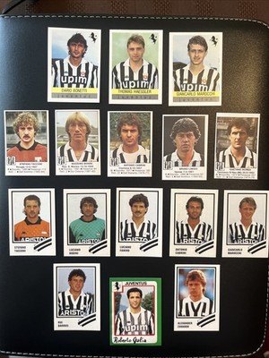 Juventus Sticker Konvolut aus Calcio 89,90,91 und Edis Calciatori 1984/85