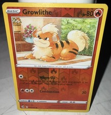 Carta Pokemon Growlithe 032/264 Spada e Scudo Fusione Colpo Fuoco Comune Inglese
