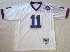 PHIL SIMMS NY GIANTS white MITCHELL & NESS 1986 "SPIDER" jersey sz 2XL (52)