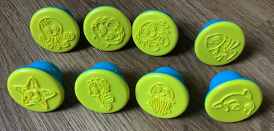 Play Doh Shape and Learn Sea Creatures Stampers Press Play Set (set of 8)