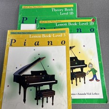 Alfreds Basic Piano Course Lesson Book 1B ~ Theory 1B ~ Lesson Level 3 by Palmer