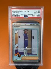 Pokemon Prismatic Evolutions Amarys PSA 10 170/131 | SPECIAL ILLUSTRATION RARE on eBay