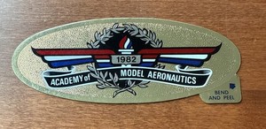 VINTAGE AMA ACADEMY OF MODEL AERONAUTICS 1998 MEMBER DECAL STICKER  NOS